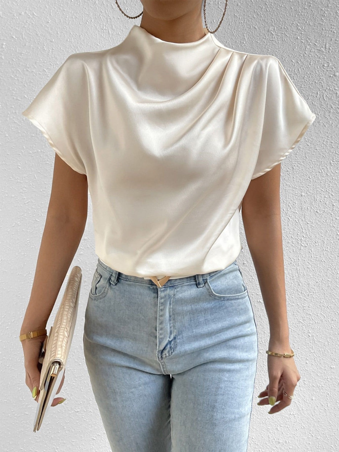 Brunch Date Short Sleeve Blouse