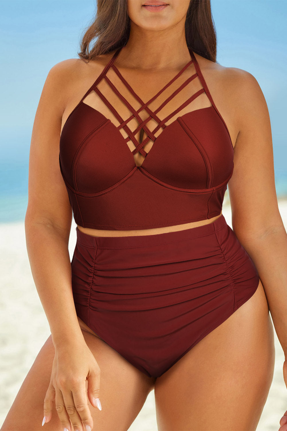 Crossing Beach Full Figure Two-Piece Swimsuit