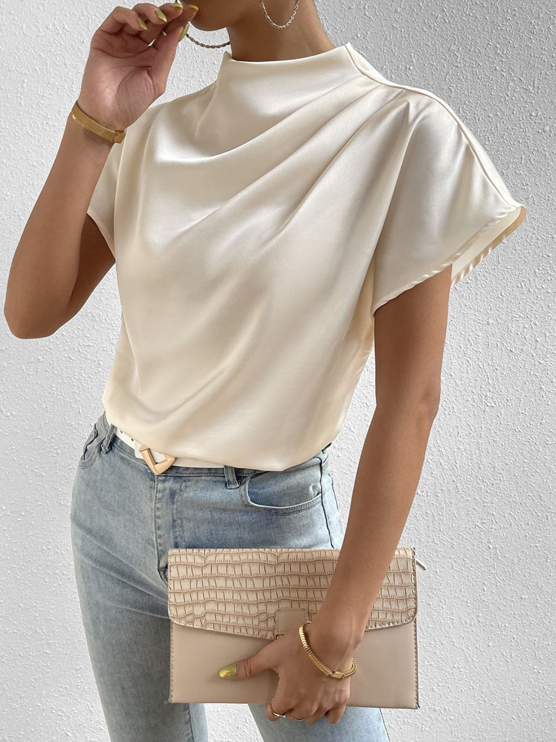 Brunch Date Short Sleeve Blouse