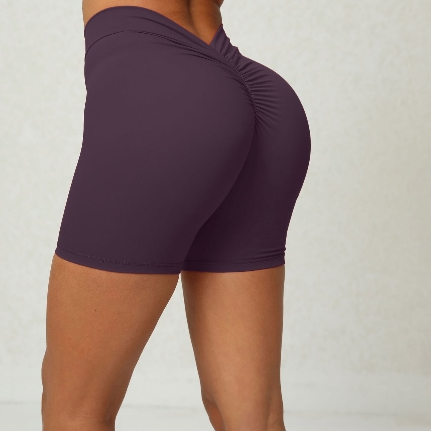 Deep V-shaped Yoga Shorts