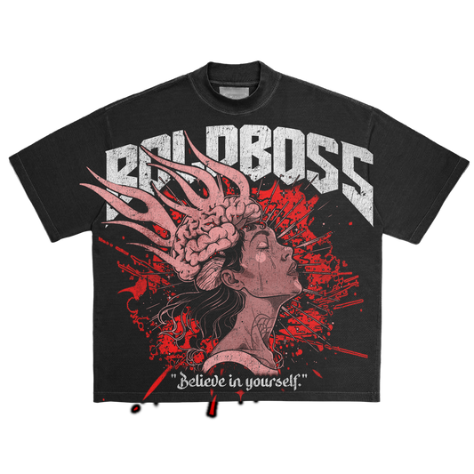 Bold Boss Signature Tee-Believe In Yourself