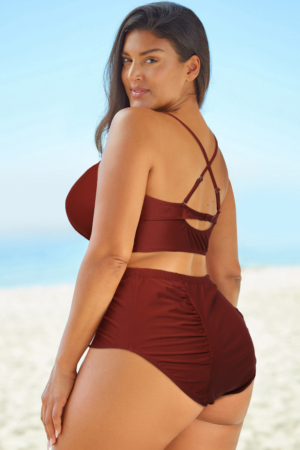 Crossing Beach Full Figure Two-Piece Swimsuit