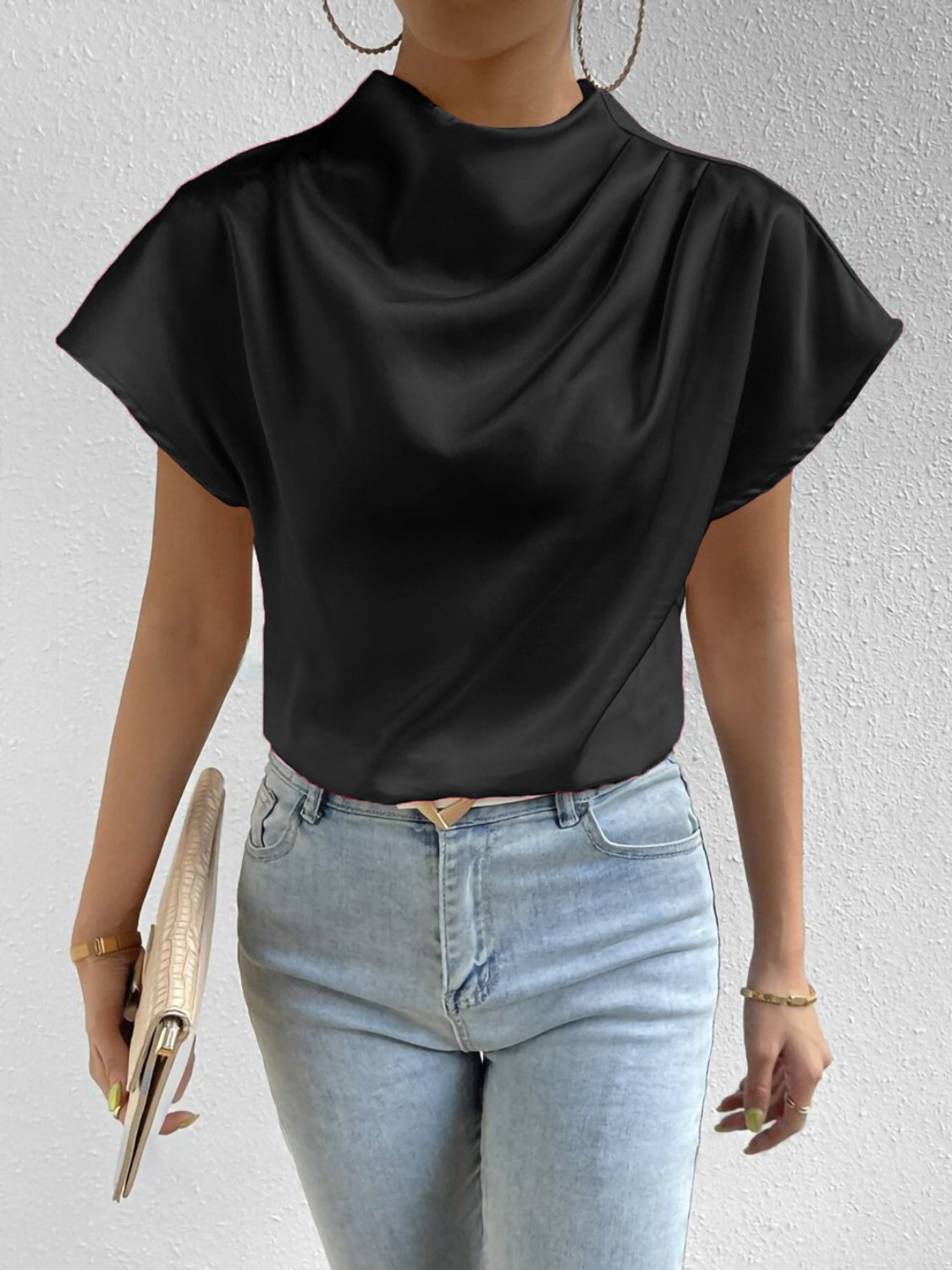 Brunch Date Short Sleeve Blouse