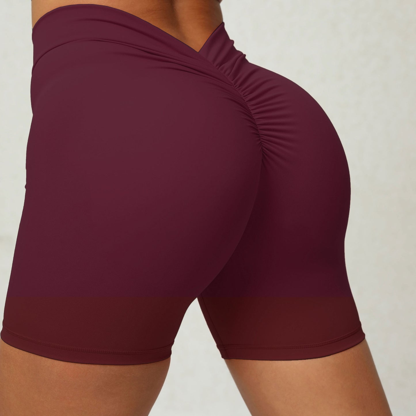 Deep V-shaped Yoga Shorts