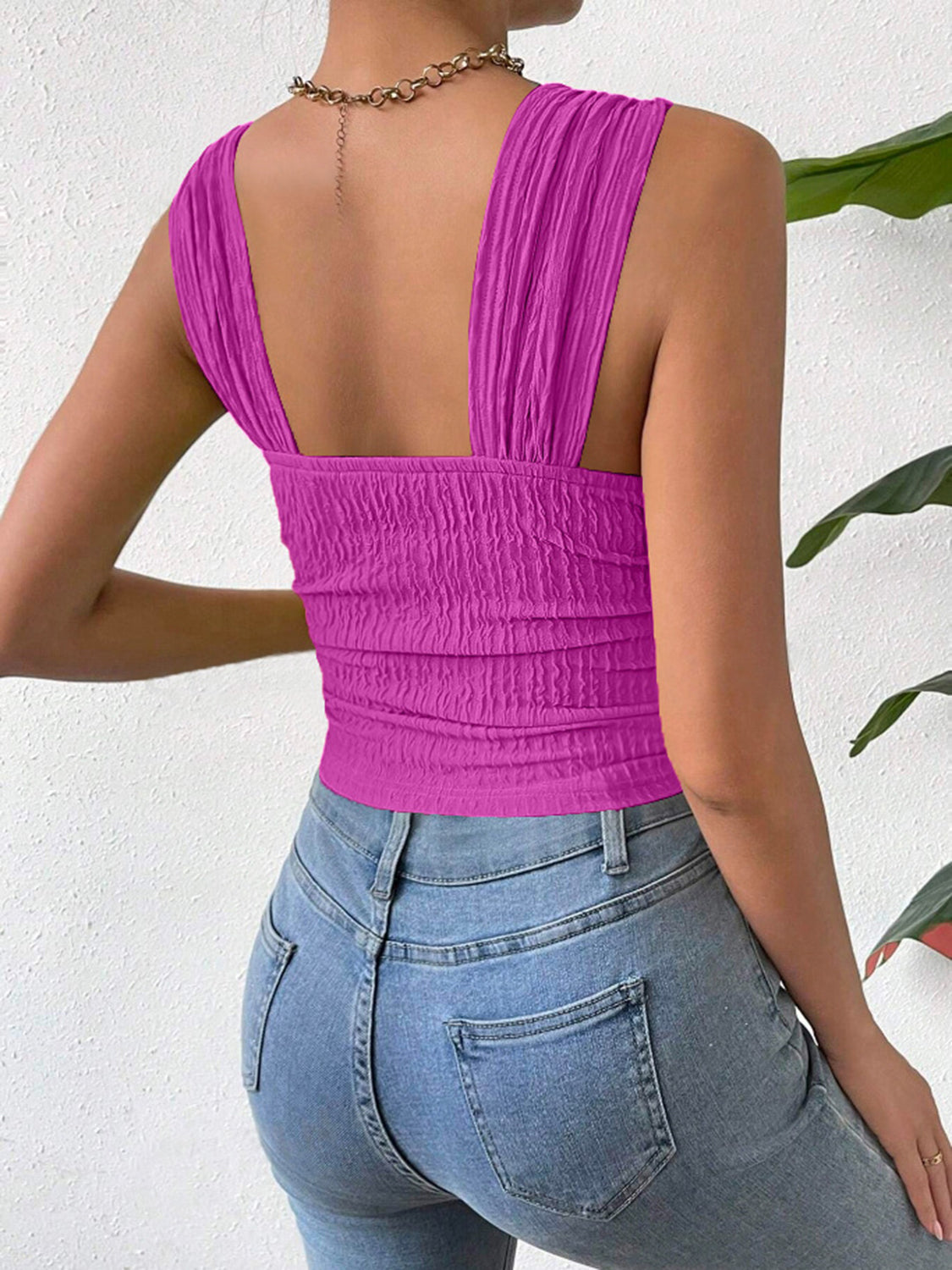 On The Go Textured Tank