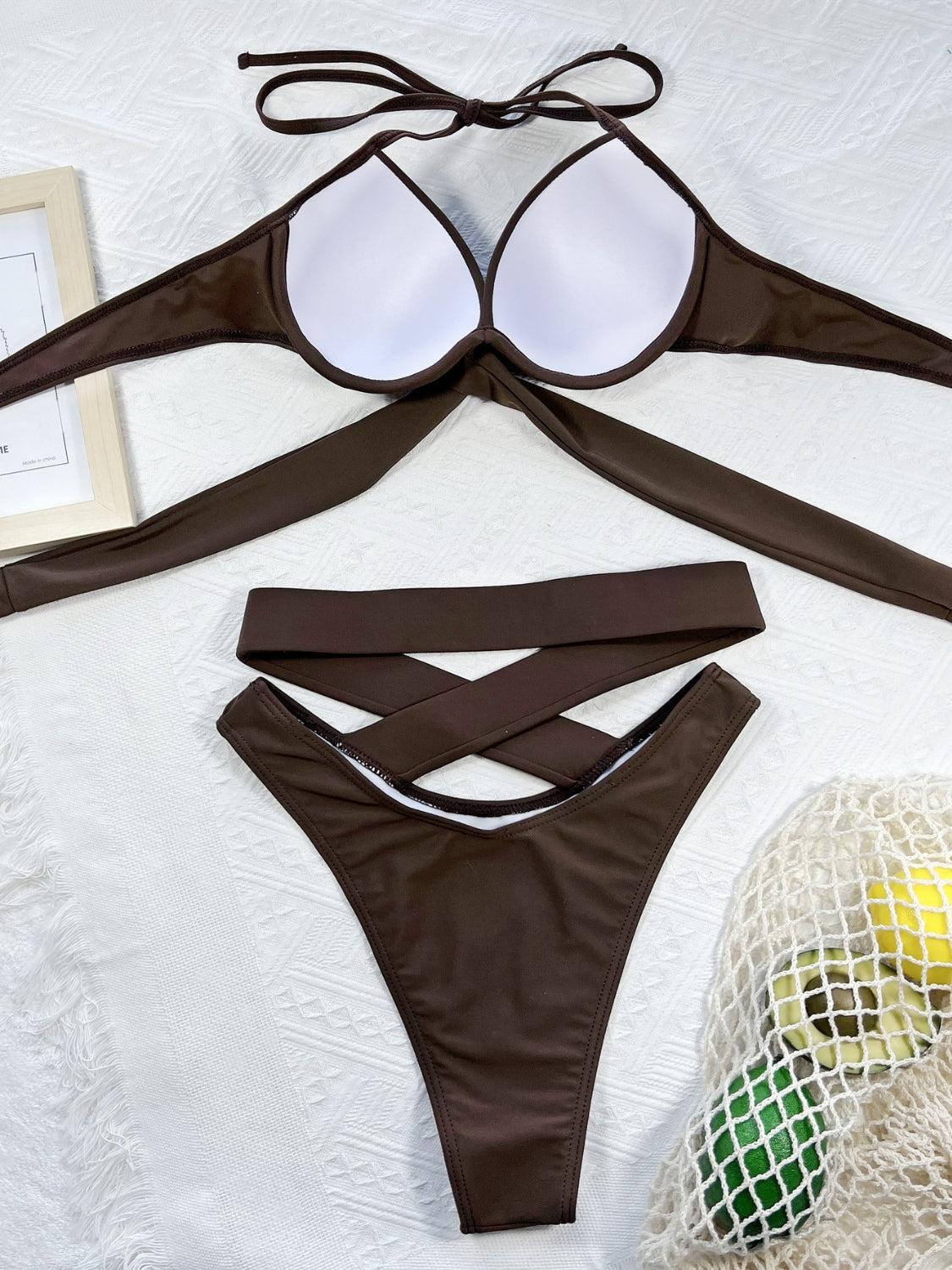 Cross My Body Bikini Set