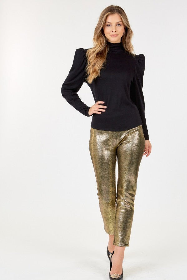 Skin Tight Vinyl Ankle Pant