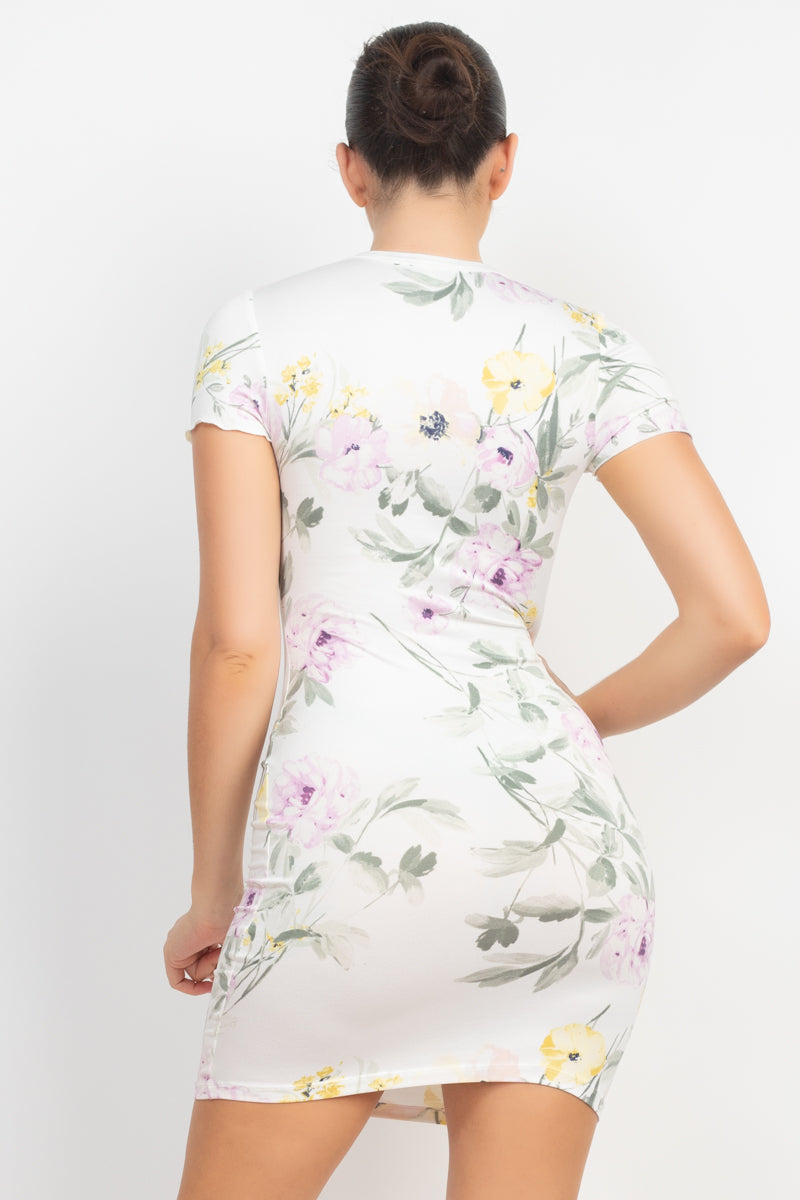 Floral Bodycon Dress