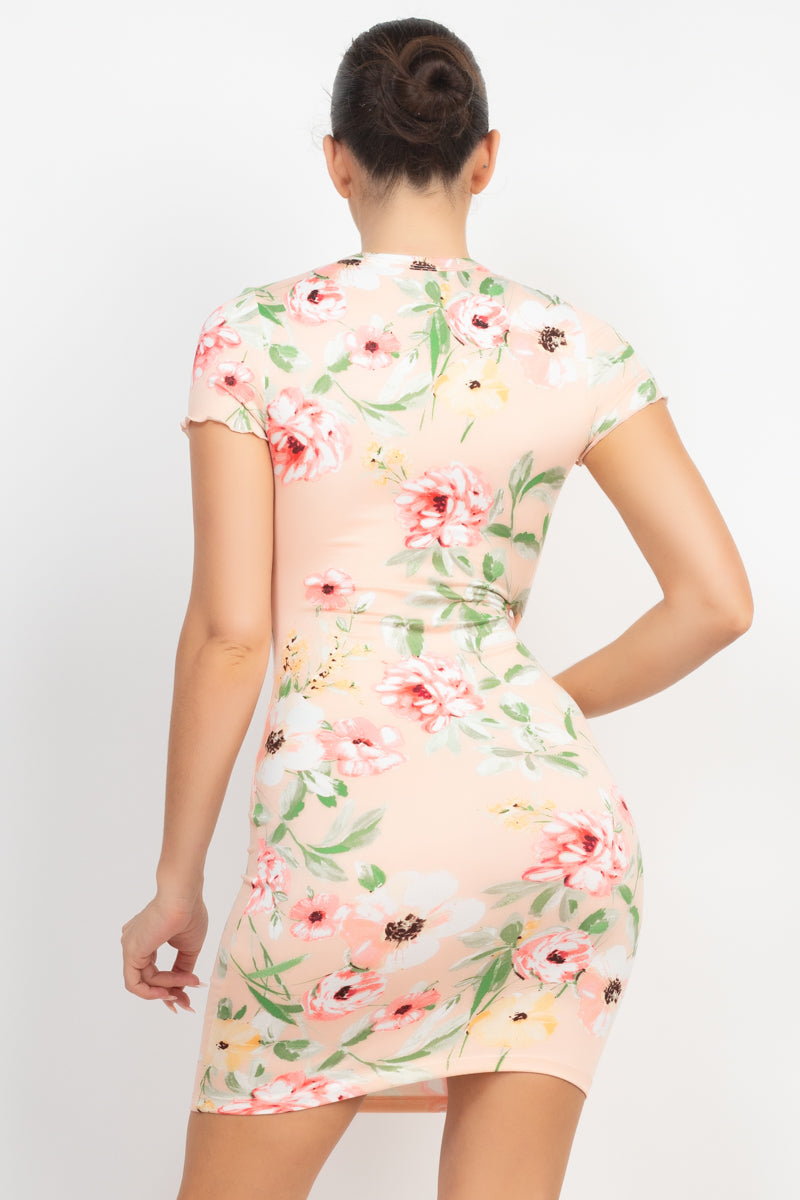 Floral Bodycon Dress